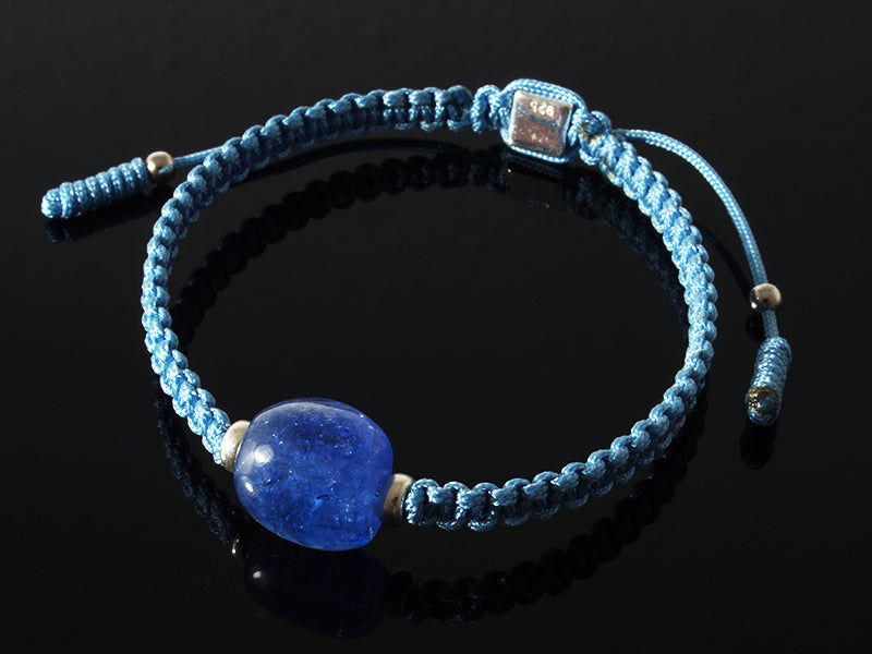 Edelsteinschmuck - Edelsteinarmband (Blau) mit Tansanit