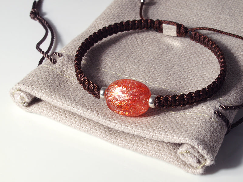 Edelsteinschmuck - Edelsteinarmband (Braun) mit Sonnenstein
