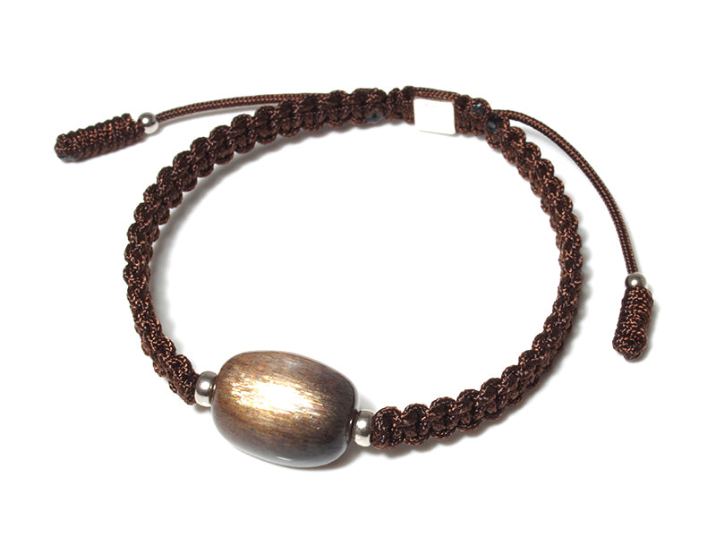 Edelsteinschmuck - Edelsteinarmband (Braun) mit Mondstein (Braun)