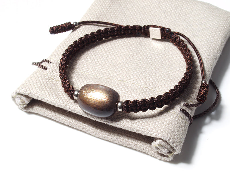 Edelsteinschmuck - Edelsteinarmband (Braun) mit Mondstein (Braun)