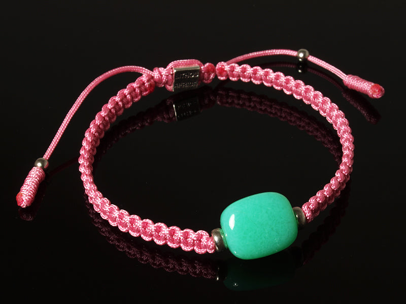 Edelsteinschmuck - Edelsteinarmband (Pink) mit Chrysopras